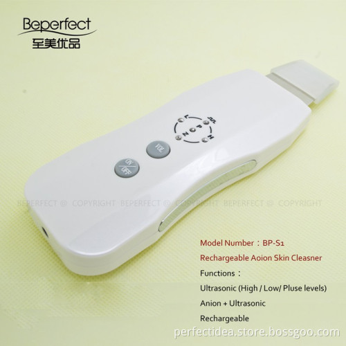 OEM mini skin scrubber/ultrasonic spatula/electric face exfoliator/electric face scrubber